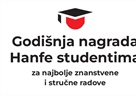 Poziv studentima: Osvoji vrijedne novčane nagrade uz Hanfin natječaj za najbolje radove!